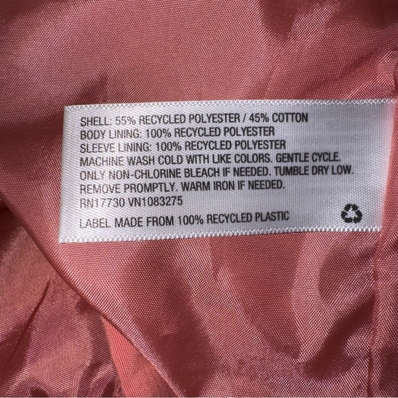 A New Day Women’s Water Resistant Hooded Jacket Coat Pink XL Long - Picture 5 of 6